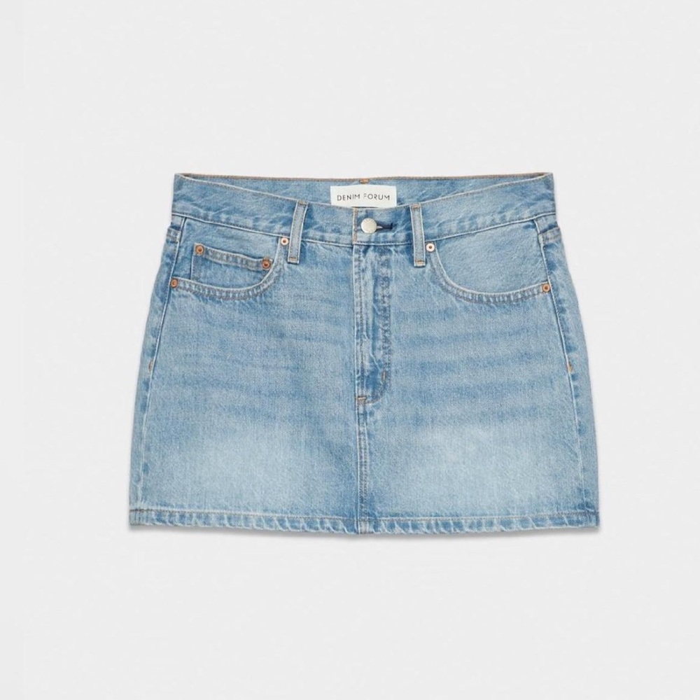 Aritzia Light Blue Denim Skirt